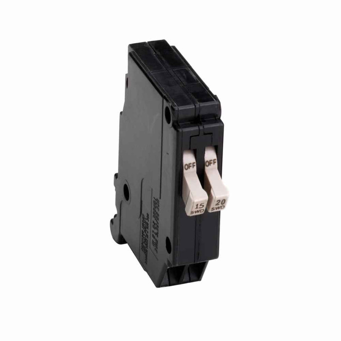 Eaton CHT Series Twin Single-Pole Plug-On Circuit Breaker 120/240V 10k