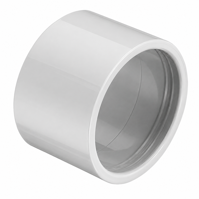 Spears PVC DWV Repair Coupling, Hub x Hub, No Stop