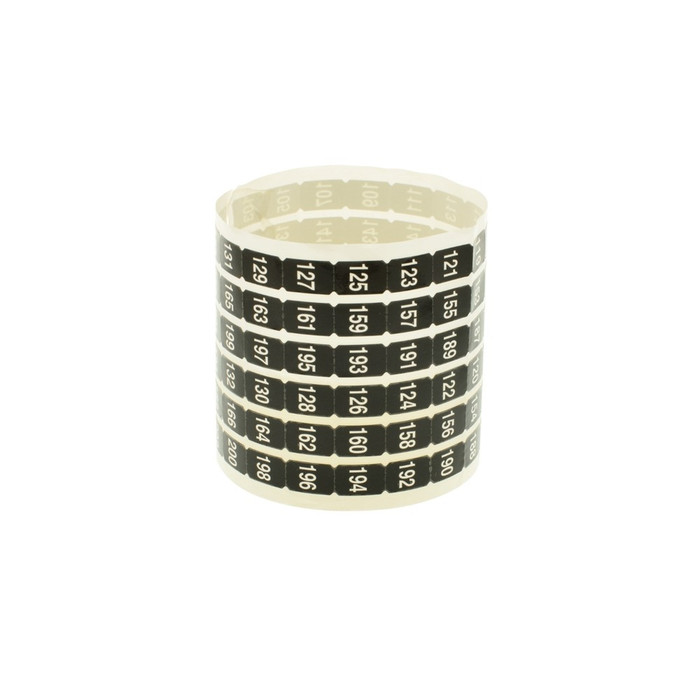 Square D NQ Panelboard Number Strip, Circuits 103-204