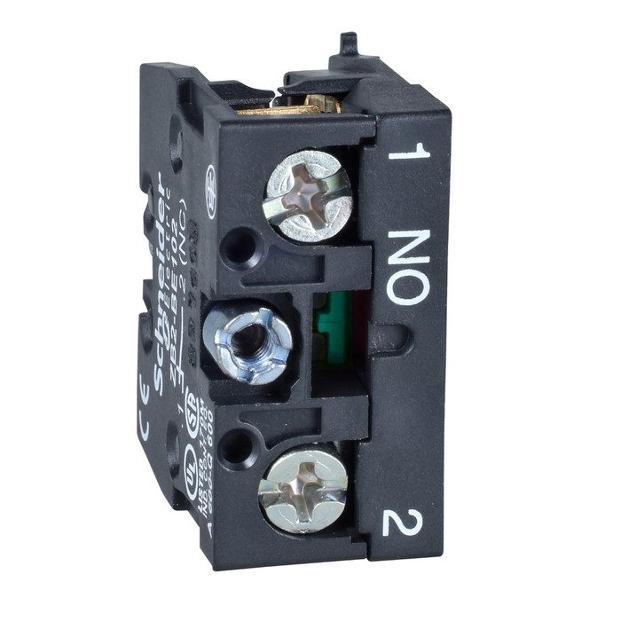 Square D Harmony XAC Add-On Contact Block, 1 NO, Screw Clamp Terminal
