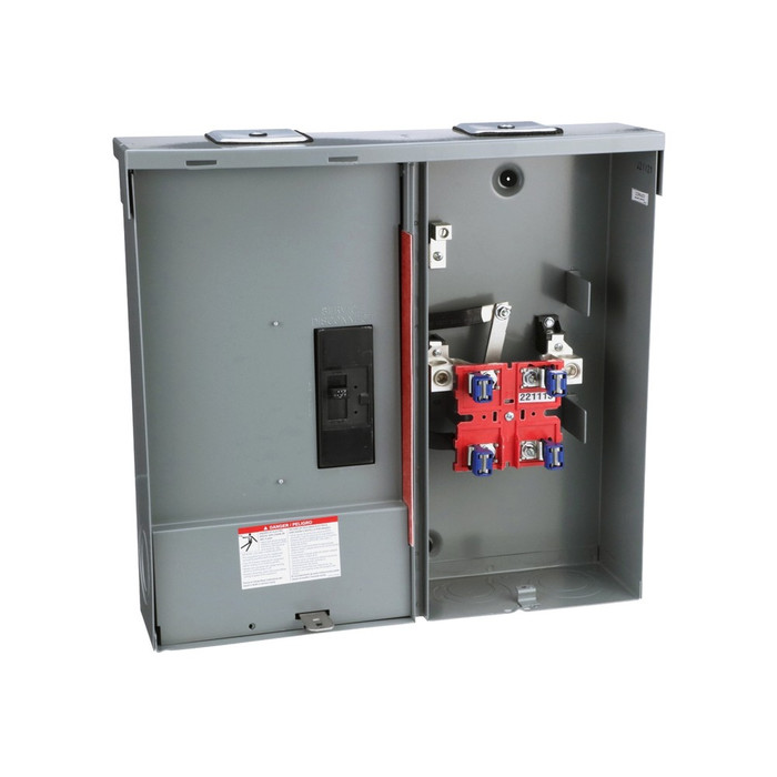 Square D QO 200A Ringed Socket Meter Main, Surface Mount