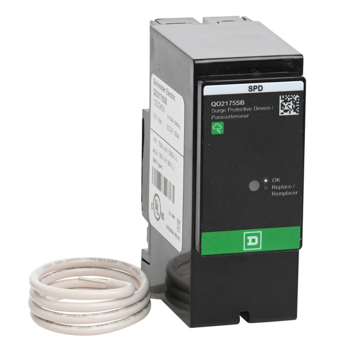Square D Surgebreaker QO Type 1 Surge Protection Device, 25kA, 120/240 VAC
