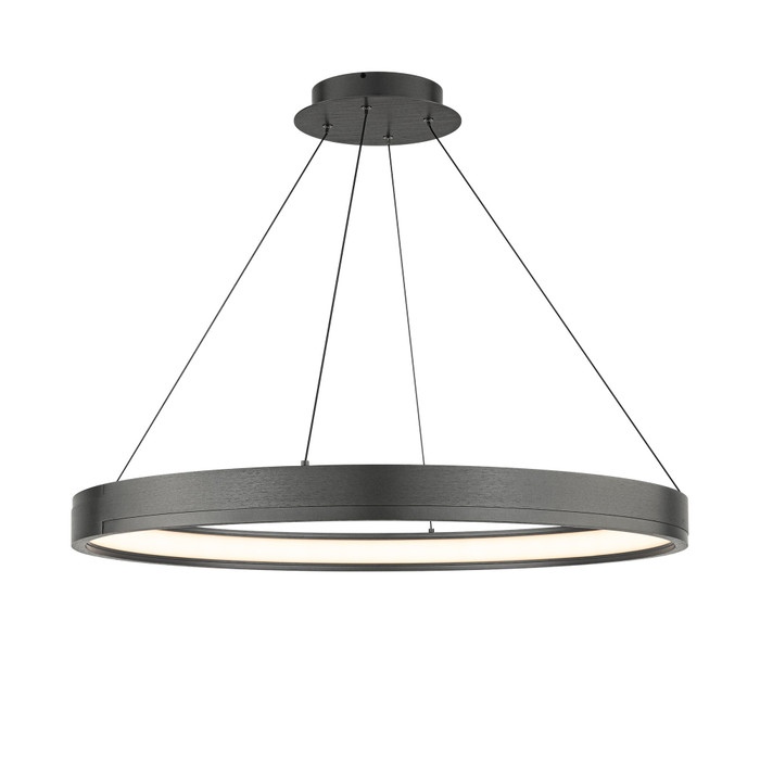 WAC Lighting DB Rounder 4-CCT LED Pendant, Aluminum