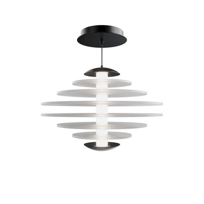WAC Lighting PD4206 Loopey 4-CCT LED Mini-Pendant, Aluminum & Acrylic