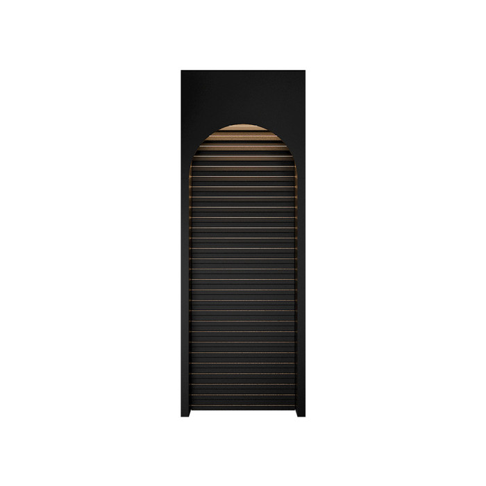 WAC Lighting BK Orlene LED Outdoor Wall Light, Aluminum