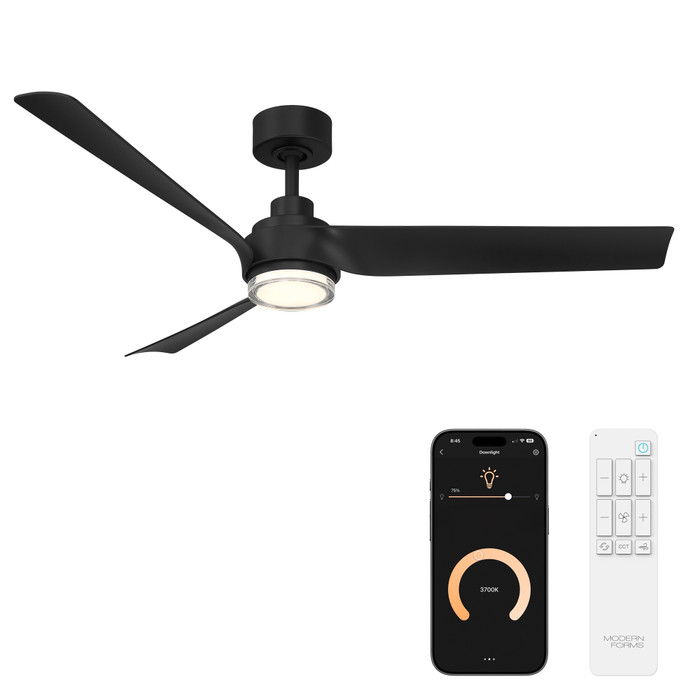 Modern Forms FR-W2605 Chill 54" Smart DC Ceiling Fan with LED Light