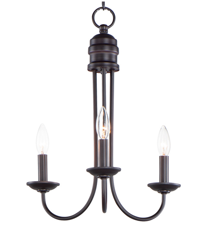 Maxim Lighting Logan 3-Light Candle Chandelier