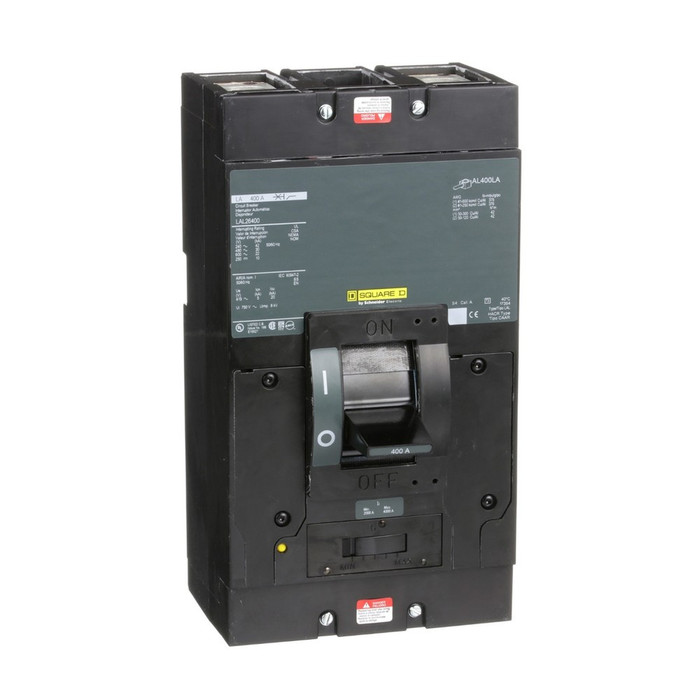 Square D LA 2-Pole Molded Case Circuit Breaker, Thermal Magnetic