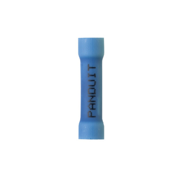 Panduit Pan-Term® BSV10X-Q Vinyl-Insulated Butt Splice, 10-12 AWG