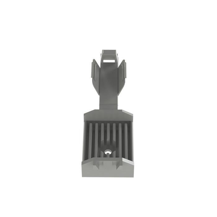 Panduit FCM2-A-T14 Flat Cable Mount, Gray, Nylon 6.6, Rubber Adhesive