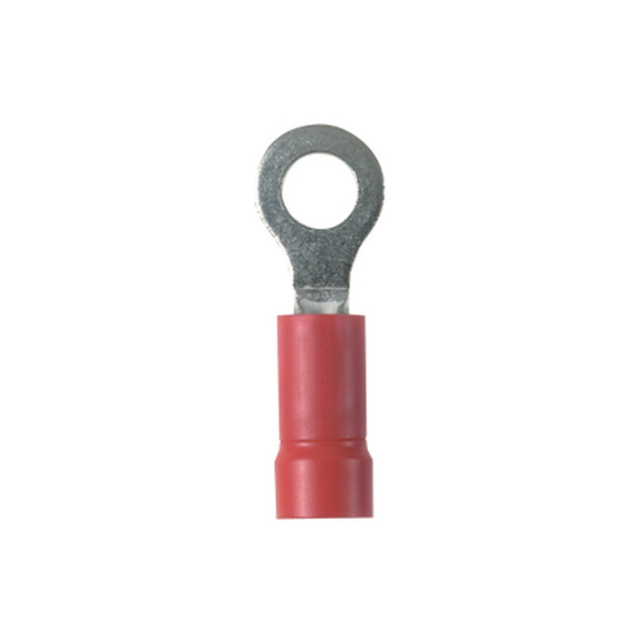 Panduit PV18 Series Vinyl-Insulated Copper Ring Terminal, Funnel-Entry