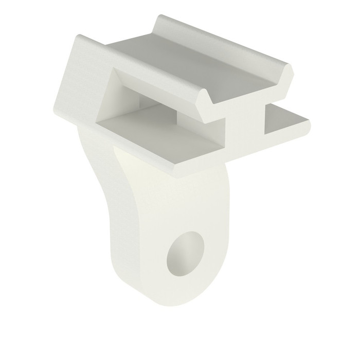 Panduit LHMS-S6-C Lightening Hole Cable Tie Mount, Nylon 6.6