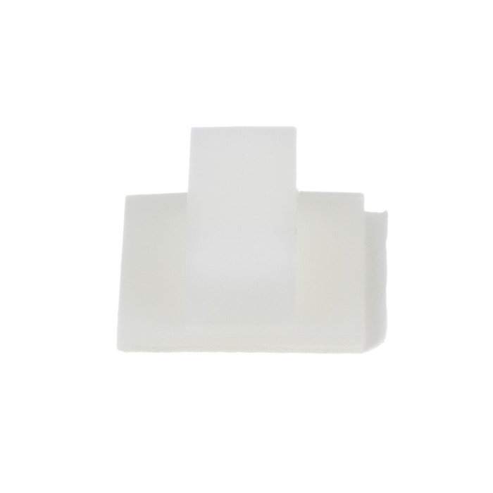 Panduit BEC38-A-L Wire Clip, Natural Nylon, Adhesive Mount
