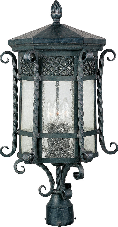 Maxim Lighting Scottsdale 3-Light Outdoor Pole/Post Lantern MAX-30120