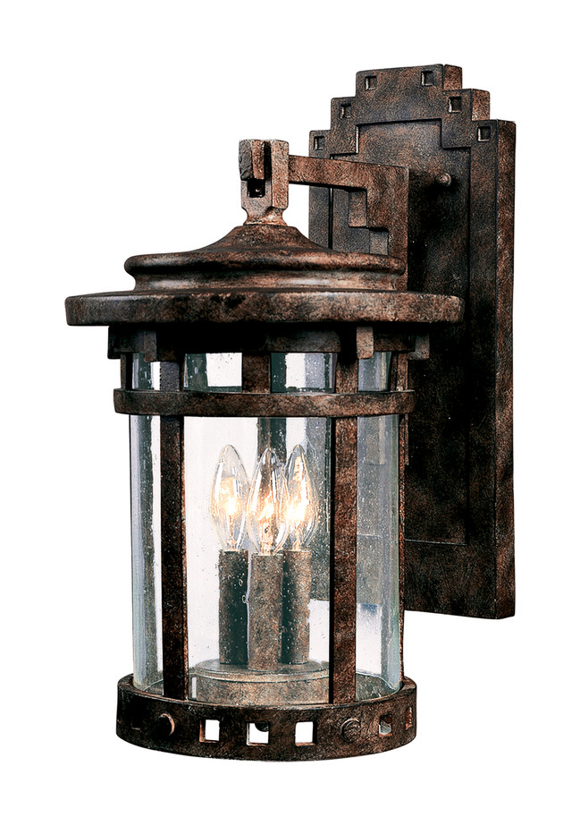 Maxim Lighting Santa Barbara Cast 3-Light Outdoor Wall Lantern MAX-3134