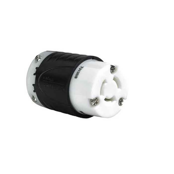 Pass & Seymour Turnlok® Industrial Spec Grade 20A Non-NEMA 3-Wire Connector, Nylon Shell