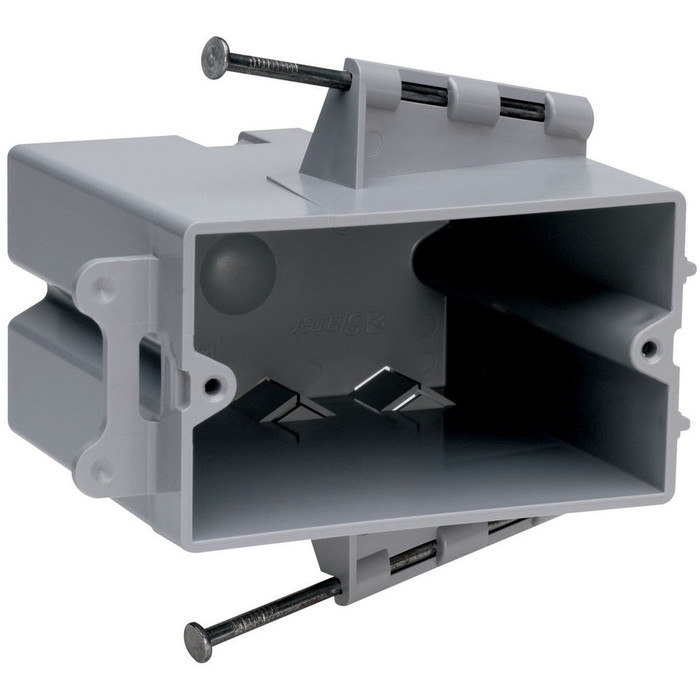 Pass & Seymour Single-Gang Switch and Outlet Box, Thermoplastic