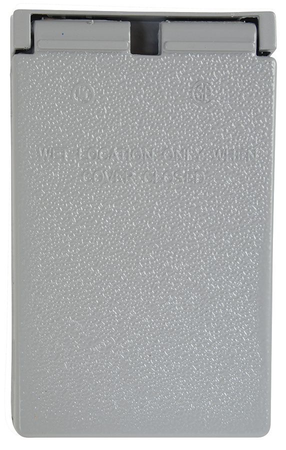 Pass & Seymour Cast Weatherproof Duplex Receptacle Cover