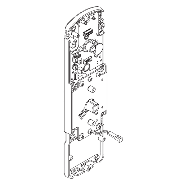 Schlage Electronics 47261347-200 AD Class Interior Baseplate Sub-Assembly for Cylindrical and Mortise Locks