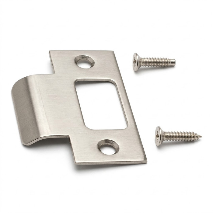 Arrow 300 5A T-Strike Plate, 2-3/4" x 1-1/8" with 1-1/4" Lip, Square Corner, Antique Brass