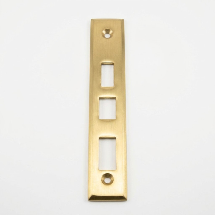 Arrow AM11-305 Faceplate for AM/BM11, 21, and 34 Series Locksets in Bright Brass