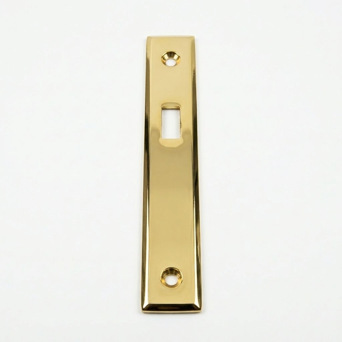 Arrow AM41-305 Faceplate for AM40, AM41, AM42 and AM44 Series Mortise Locks in Bright Brass