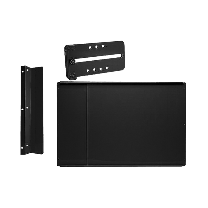 Detex GTPLKIT-BLK Adjustable Gate Plate for Advantex and Value Series, 32-52" Wide Gate, Square or Round Frames, Black