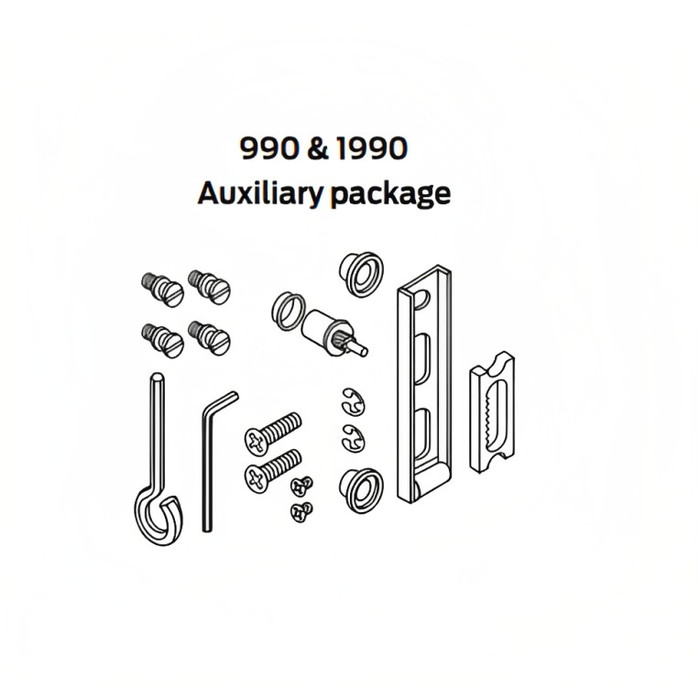 Falcon 4270902095 990 and 1990 Series Auxiliary Package Exit Device Replacement Part in Black Anodized Aluminum