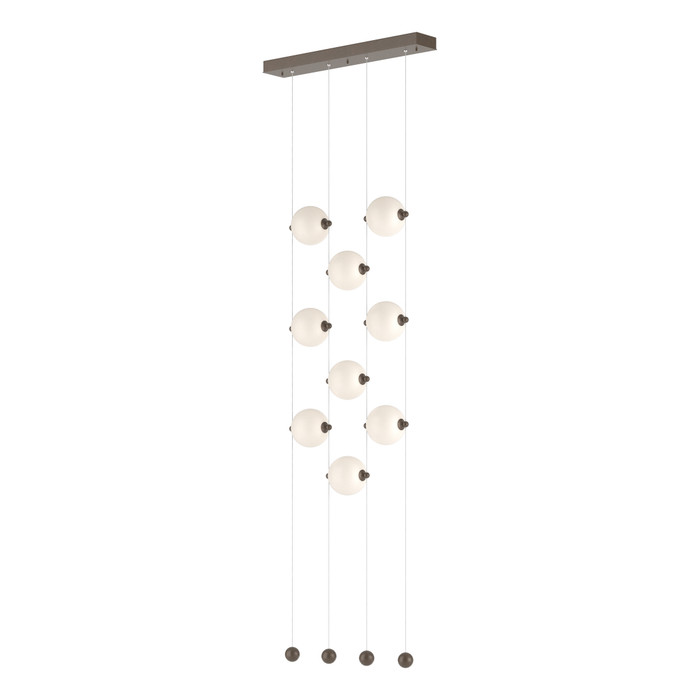 Hubbardton Forge HUB-139057 Abacus 9-Light Ceiling-to-Floor LED Pendant Hubbardton Forge HUB-139057 Abacus 9-Light Ceiling-to-Floor LED Pendant