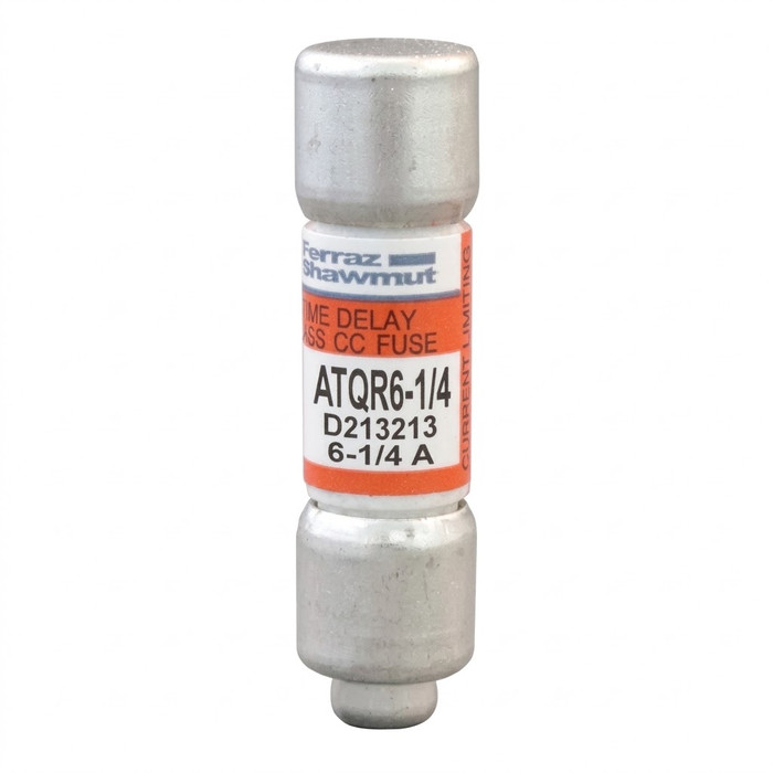 Mersen ATQR-210 Class CC Time-Delay Ferrule Fuse, Amp-Trap 2000
