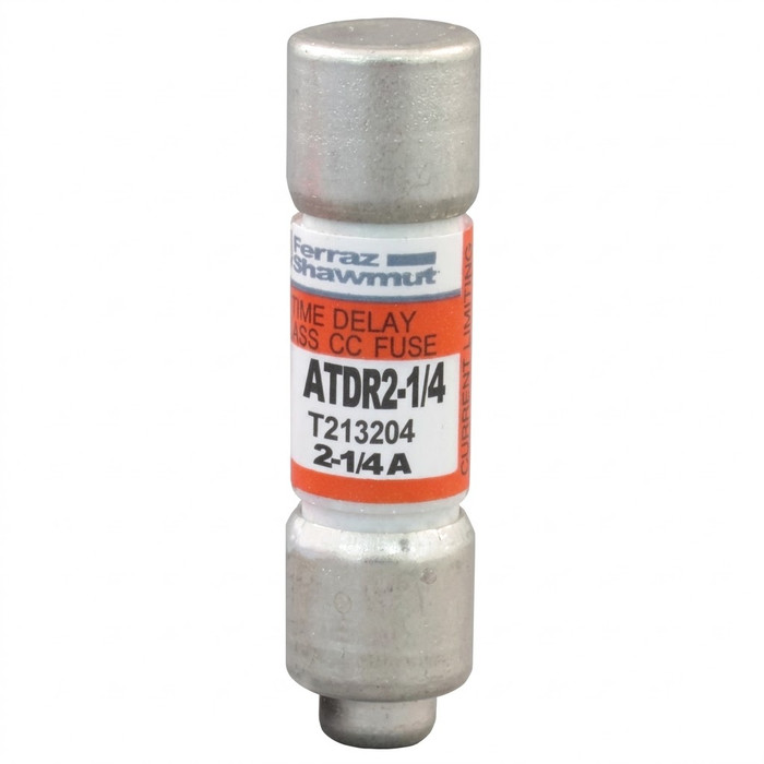 Mersen ATDR Class CC Time-Delay Fuse, Amp-Trap 2000, Ferrule Terminal, 600VAC/300VDC