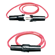 Mersen SFRT Series In-Line Fuseholder, Twist-Lock, Thermoplastic