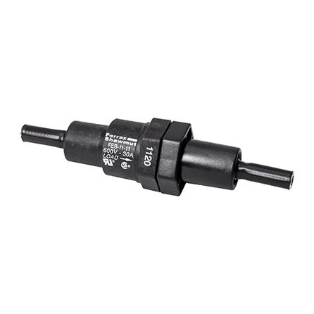 Mersen FEB-11-11 Fuse Block, 600VAC/600VDC Midget 30A 1-Pole