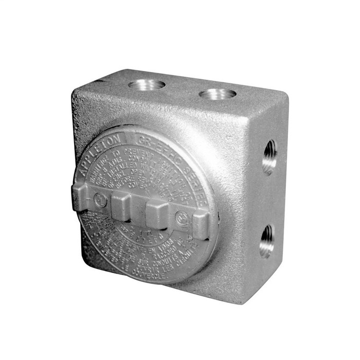 Appleton GRSS Series Explosionproof Conduit Outlet Box, Multiple Hubs