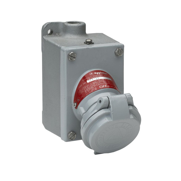 Appleton Contender CPS Factory-Sealed 20A Pin and Sleeve Receptacle