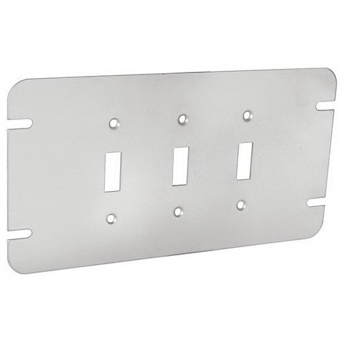 Mulberry 10093 1009 Series Galvanized Steel Flat Gang Box Cover Plate