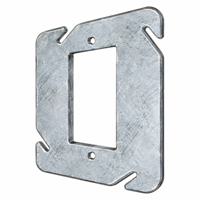 Mulberry 11321 Galvanized Steel 1-Gang Flat Device Cover