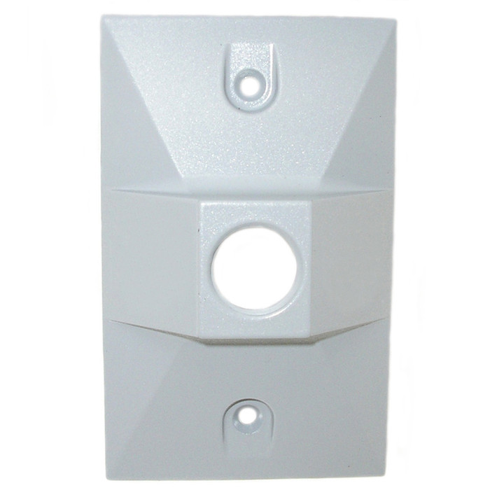Mulberry 30351 Weatherproof Raised Rectangular Cover, Powder-Coated Die Cast Zinc