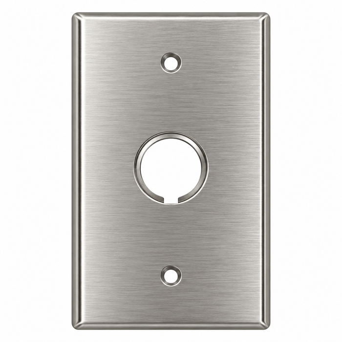 Mulberry 97171 1-Gang Standard Size Wallplate, 430 Stainless Steel