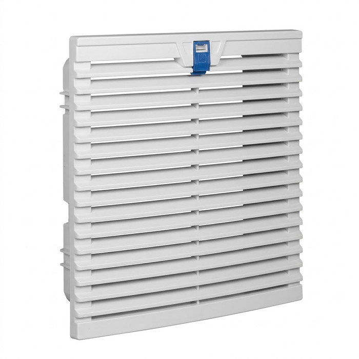 Rittal 3243200 Outlet Filter for Enclosure Ventilation, ABS