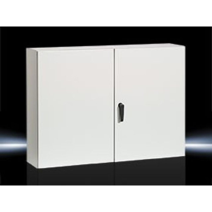 Rittal WM 8017587 Double-Door Wall-Mounted Enclosure, NEMA 12 Steel