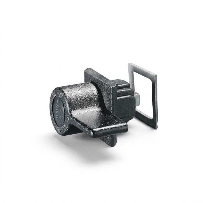 Rittal 2533000 Plastic Enclosure Handle, Lock Insert Alternative, RAL 9011