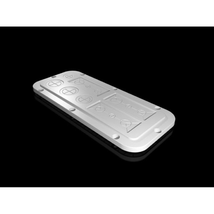 Rittal 2562200 Plastic Gland Plate, Size 2, IP66 Rated