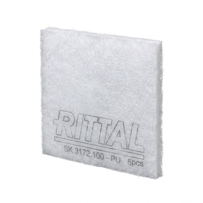 Rittal 3172100 Fleece Filter Mat, Chemical Fiber for Filter Fans