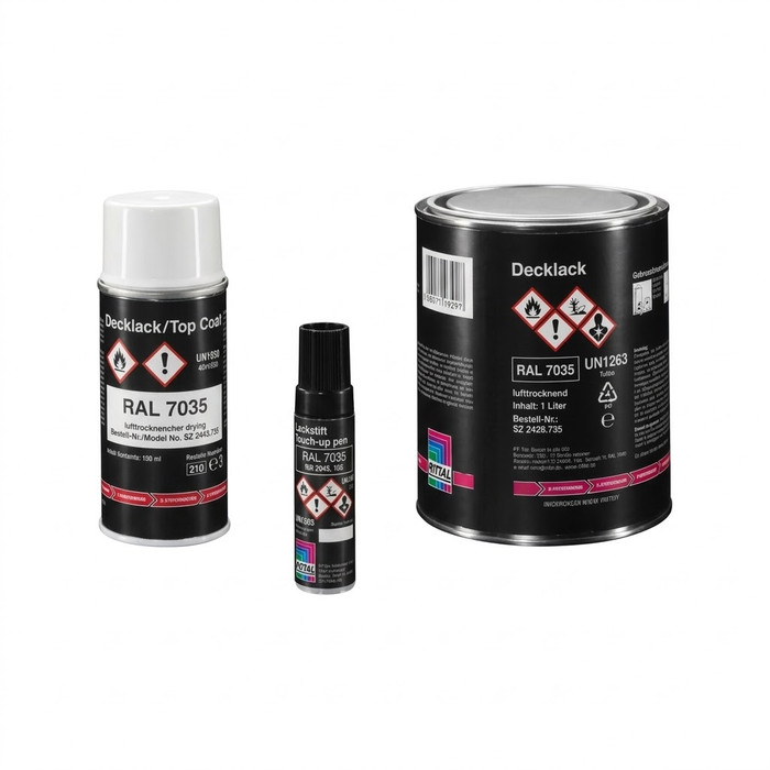 Rittal 9093006 RAL 7035 Touch-Up Spray Paint, Air-Drying