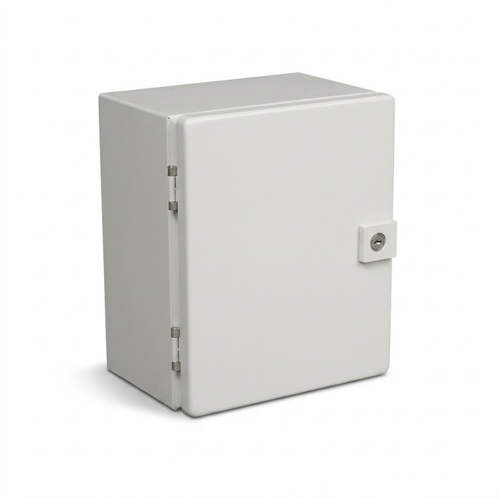Rittal 8018 JB Series Hinged-Cover Junction Box, Carbon Steel, IP66/NEMA 4
