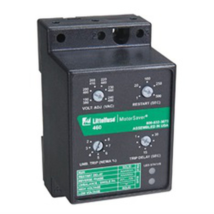 Littelfuse 460 Series 3-Phase Voltage Monitor Relay, 190-480VAC Input