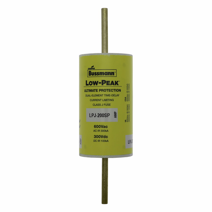 Bussmann LPJ Series Low-Peak Class J Dual-Element Time-Delay Fuse