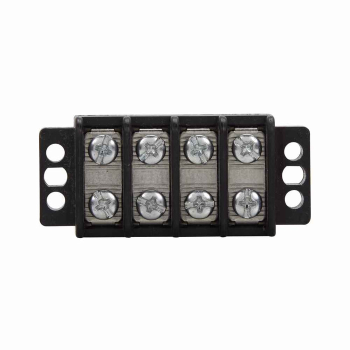 Bussmann TB200 Series Panel Mount Terminal Block Connector, Molded Thermoplastic