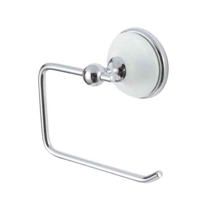 Sure-Loc Brighton Series Single Post Paper Holder Set with White Porcelain